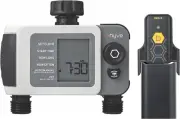 24637 B-Hyve XD 2-Port Smart Hose Watering Timer with Wi-Fi Hub, Gray