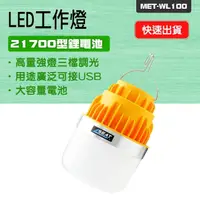 在飛比找momo購物網優惠-185-WL100 LED工作燈 USB充電燈 夜市吊燈 露