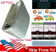 US 7mm 55"x 39"Car Heat Shield Deadener Sound Insulation Foam Noise Proofing Mat (for: MG)