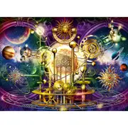 500pc Ravensburger Golden Solar System Jigsaw Themed Interactive Puzzle Pieces