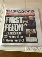 NY Post June 12 2024 First Felon n Full Of Hot Aar
