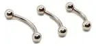 Curved Bar Piercing Titanium Dydoe Lorum Bridge Nipple Clitoris Penis Lip
