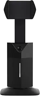 Voniecop AI 360° Rotation Auto Tracking Smartphone Holder Tripod Gesture Control Gimbal Stabilizer for Live -Black