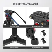 NEEWER TP75 189cm Pro Video Tripod with Fluid Head
