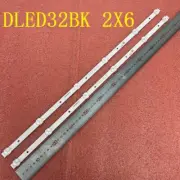 2 PCS LED strip for Skyworth 32W4 32V4 320E66 JL.D32061330-296AS-M DLED32BK 2X6