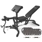 Lifespan CORTEX BN-11 FID Bench + 79kg Tri-Grip Weight Plate and Dumbbell