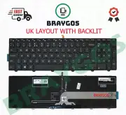 For Dell Inspiron 15-3000 5545 3551 3567 3542 UK Laptop Keyboard With Backlight