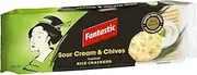 Fantastic Sour Cream and Chives Rice Crackers 100 g
