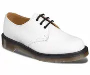 Dr Martens 3 Hole 1461 PW Made in GB White 13762100 Doc
