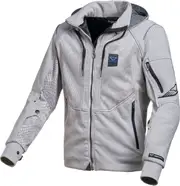 Macna Breeze, textile jacket , color: Light Grey , size: S