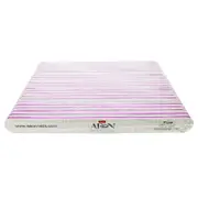 AEON Nail Files Sanding Buffer Shape Straight Gray Fine 180/180 Grit 25 pcs