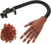 Healeved Fine Crafted Manicure Practice Hand Light Weight Prosthetic Nail Art Hand Model Nail Training Tool