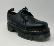 Dr Martens Women's Audrick 3-Eye Platform Shoes Black Nappa Lux 27147001