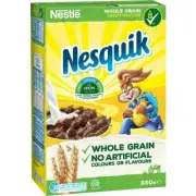 Nestle Nesquik Chocolate Wholegrain Breakfast Cereal 650g