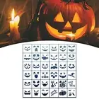 36x Face Paint Stencils Multiple Pattern Face Drawing Pumpkins Face Stencils