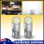 2pcs Canbus White 194 168 W5W T10 LED Car Parker Light Globe Bulbs 2smd Interior (for: Smart)