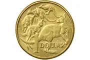 $1 2014 MOB Low Mintage Lightly Circulated AUS One Dollar Coin