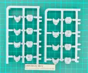 Berzerkers Torsos x 8 B Chaos Marines Warhammer 40K World Eaters RARE OOP S6 E