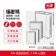 【著媽】HEPA濾網2入優惠組(適用 3M FA-B200DC FA-U90 空氣清淨機 U100-F U100-ORF)