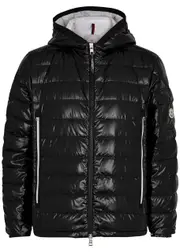 Moncler Galion Quilted Glossed Shell Jacket - Black - 3, Men's Designer Shell Jacket, Male - 3 3