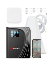Cell Phone Signal Booster, Cover 1,2000 Sq Ft Cellular Signal Booster 4G LTE ...