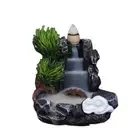 Incense Burner Resin Backflow Incense Waterfall Incense Holder for Aromatherapy