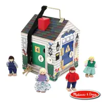 在飛比找PChome24h購物優惠-【美國瑪莉莎 Melissa & Doug】木製門鈴娃娃屋