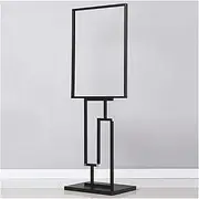 KGJAQT Floor Standing Poster Stand, 140cm High Shopping Mall Advertising Display Stands, Outdoor Billboard Signs Replaceable Holder, Pavement Display Rack