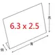 【1768購物網】L形標示牌(壓克力材質)-576K - 6.3x2.5公分 一包10個 (9-3025) L形商品標示說明