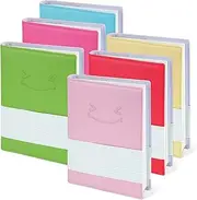 SHAIDOJIO 6 Pack Pocket Notebooks, Mini Diary Notepad, Small Memo Book with PU Leather Softcover, Portable Journal Note Book for School Office Supplies for Students Kids