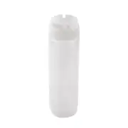 {Lot of 2} 24 oz Tablecraft InvertaTop Clear Valve Top Squeeze Bottles Condiment