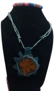 Unisex Necklace Woven Waxed Macramé Thread Water Resistant