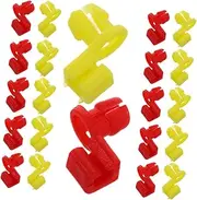 MUELODSIC 20 Sets Tailgate Handle Rod Clips Durable Plastic Door Lock Clips for Automotive Replacement Easy Installation for Left Right Car Doors Secure Fit