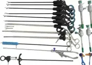 Laparoscopic Surgery Set 26 Piece Trocar Grasper Clip Applicator L J-Hook