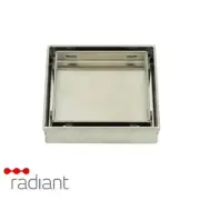 Radiant Square Floor Waste-Tile Insert-150mmx150mm-38mm outlet