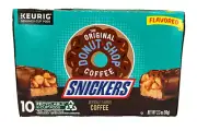 The Original Donut Shop Snickers Flavored Coffee K Cups Keurig 10 ct 3.3 oz