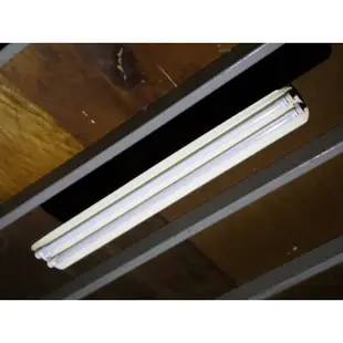 【禾麟燈飾】LED日光燈座 T8 4尺 雙管 / 單管 工事燈座 (不含燈管) LED燈泡 LED投射燈批發