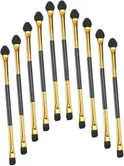 Gogogmee Practical Makeup Brush Set 20pcs Eyeshadow Brush Soft Bristles Dual Sided Eye Makeup Brush for Levels
