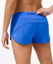 NWT Lululemon Speed Up Short *2.5"~SIZE:12~ Wild Bluebell