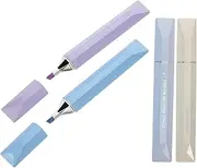 jojofuny 4Pcs Aesthetic Colored Highlighter Pens Soft Tip Markers for Students Office Use and Creative Projects Vibrant Book Markers for Note Taking and Scrapbooking