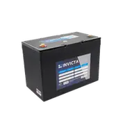 Invicta Hybrid Extreme Max Left Hand Post 80Ah Lithium Starter Battery, 1400 CCA