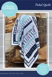 Tidal Quilt Pattern by Jenelle Kent for Pieces to Treasure 84" X 100"