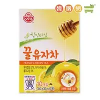 在飛比找PChome商店街優惠-韓國OTTOGI不倒翁蜂蜜柚子茶隨身包300g(30gX10
