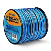 NextGen X8 Premium Braided Line Blue Camo 30LB |13.6KG