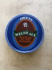 Appetizer Plate Vintage BIA Cordon Bleu Owens Welsh Ale 8" w/Box and inserts