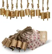 Rustic Vintage Chic Gifted Dome Bells for Meditation Craftwork Christmas Décor