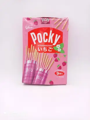 Glico 固力果 Pocky 草莓棒 9袋入 122.4g (8.9折)