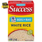 Boil-In-Bag Rice, White Rice, Quick and Easy Rice Meals, 21-Ounce Box ⭐️⭐️⭐️⭐️⭐️
