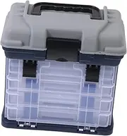 BESPORTBLE 1Pc Multi Fishing Accessory Storage Box with Handle Portable Fish Hook Organizing Container for Tackle and Bait for Anglers The Go