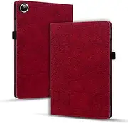 [YBFJCE] Case for Samsung Galaxy Tab A9 Plus 2023 (SM-X210/SM-X215/SM-X216) 11.0 inch, Slim Stand Shell Protective Case with Pencil Holder, PU Leather Folio Cover for Samsung Galaxy Tab A9+, Red